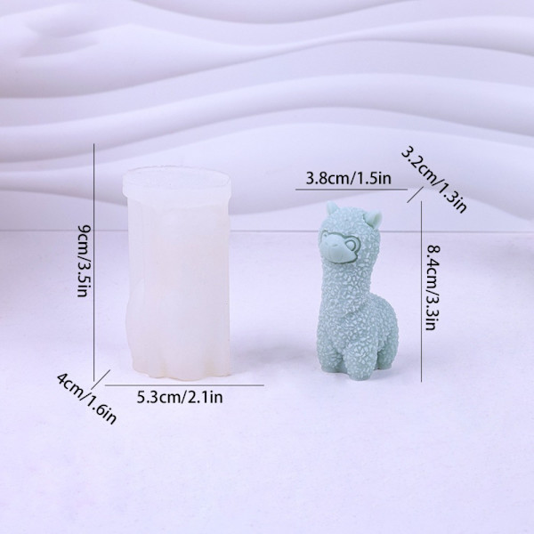 Alpaca Silikone Lyseform Silikone Form S S S