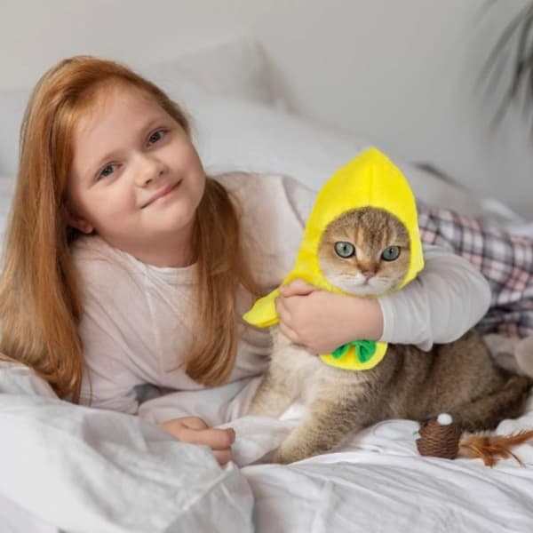 Kattdräkt Hundhatt Bananhatt