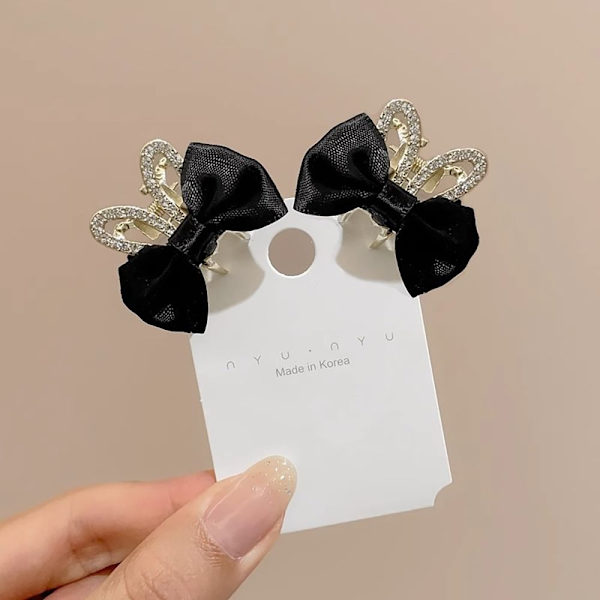 1 pari Bowknot Hair Clip Side -hiusneula G G G