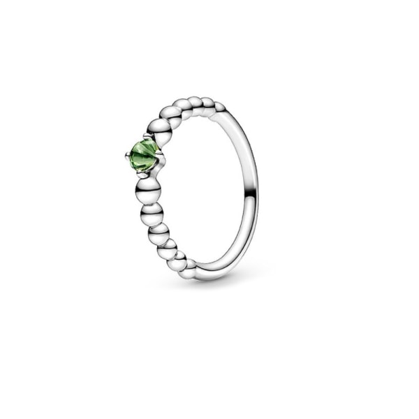 Perleringe Ædelstensring NR. 566 6 No. 566