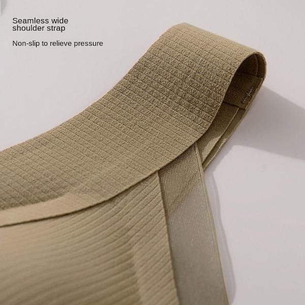 Dam Is Silk BH Seamless Underkläder KHAKI XL XL khaki XL-XL