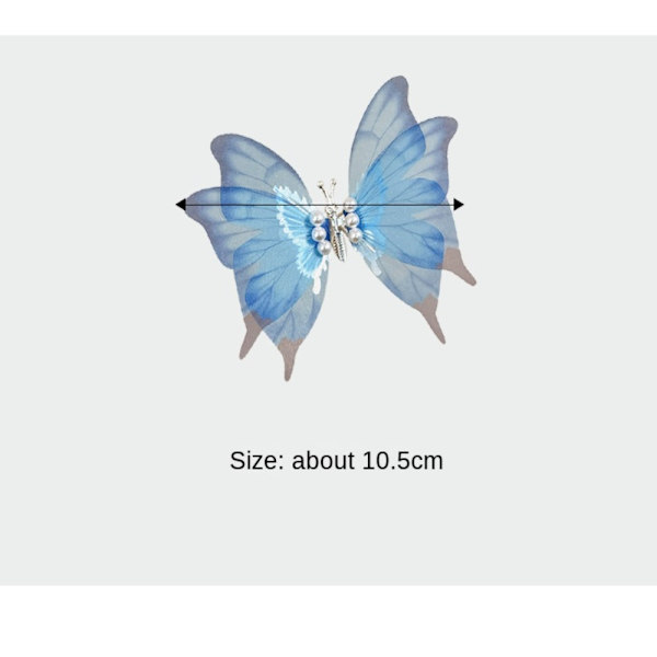 Butterfly Hiusneulat Shaking Wing Butterfly Hiuspidikkeet 3 3 3