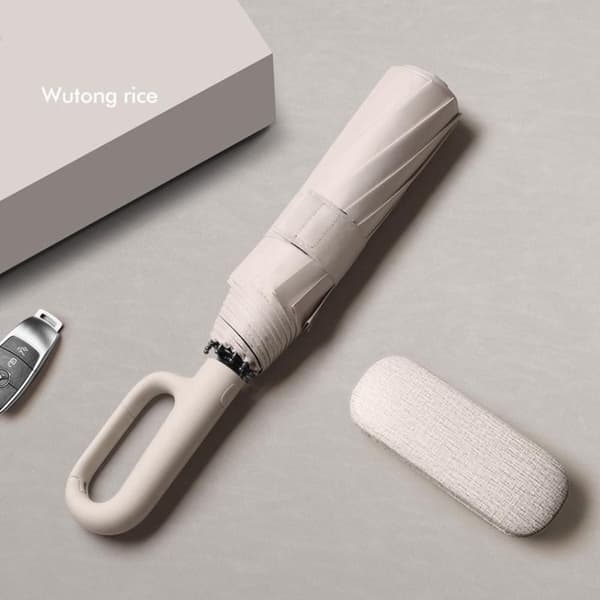 Ring Spenne Paraply Helautomatisk Paraply BEIGE beige