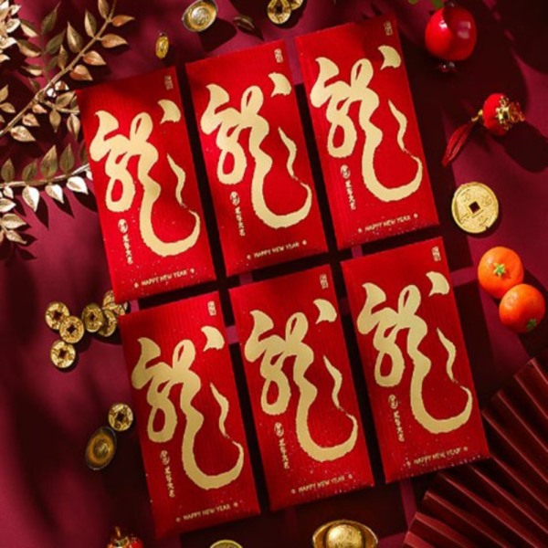 New Year Money Red Envelope 2024 Dragon Year universal punainen laukku 06