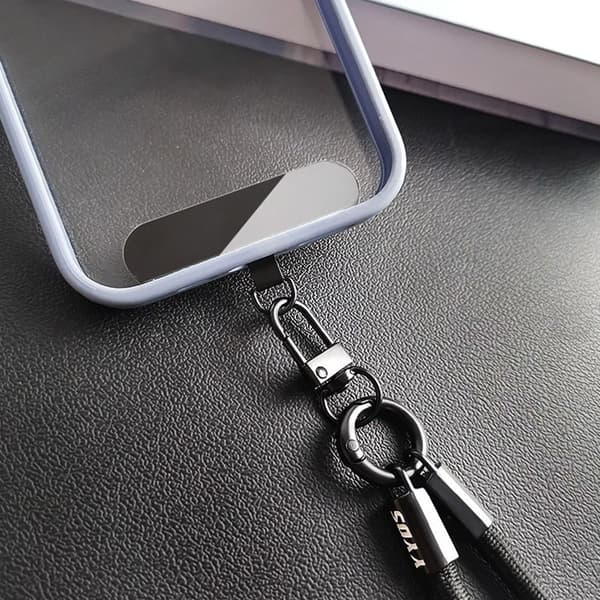 Metal Telefoncover Klips, Snorholder-Patch BLÅ blue