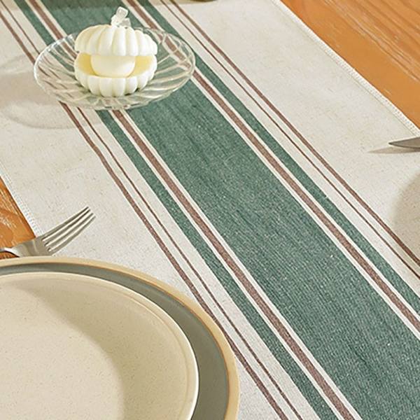 Bordslöpare Simple Fringe Bordsflagga SVART black