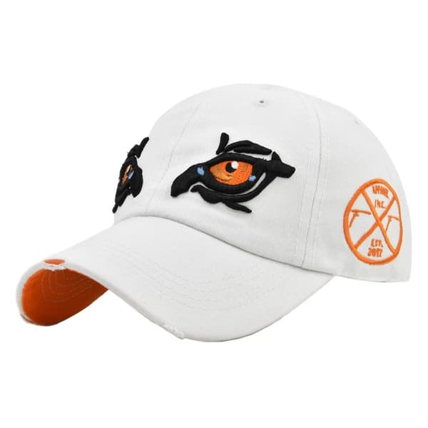 Broderte baseballcaps dame herre snapback hatt NAVY navy