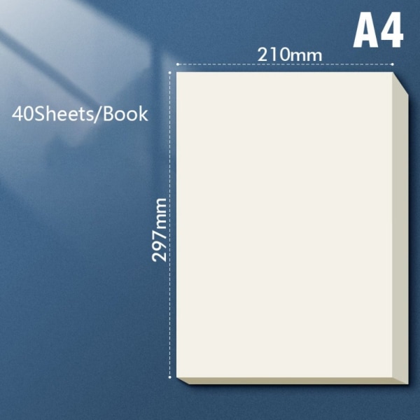 Blankt utkast papirberegningspapir A4BANK-40ARK A4Bank-40Sheets