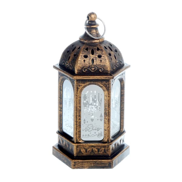 LED Lanternelys Lantern Ornament BRONSE Bronze
