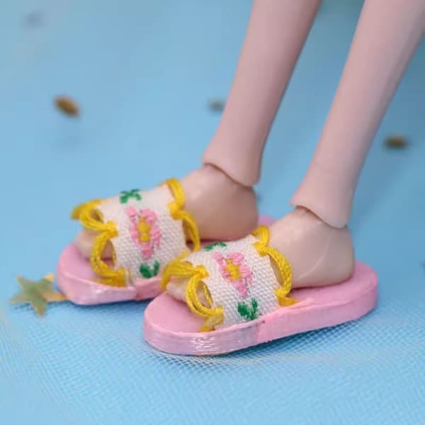 1/6 Dukkesko Høyhælte Sko 6 6 6