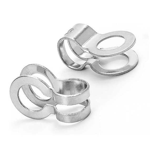 100 stk./pose kuglekædeforbindelser dobbelt ringled 4,0/4,5 mm 4.0/4.5mm