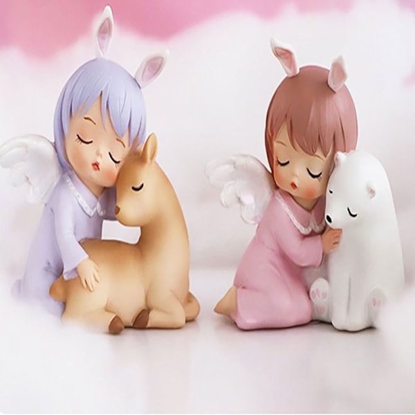 Resin Girl Ornaments Hemdekoration Ornament C C C