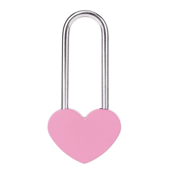 Love Lock Heart Padlock PINK Pink