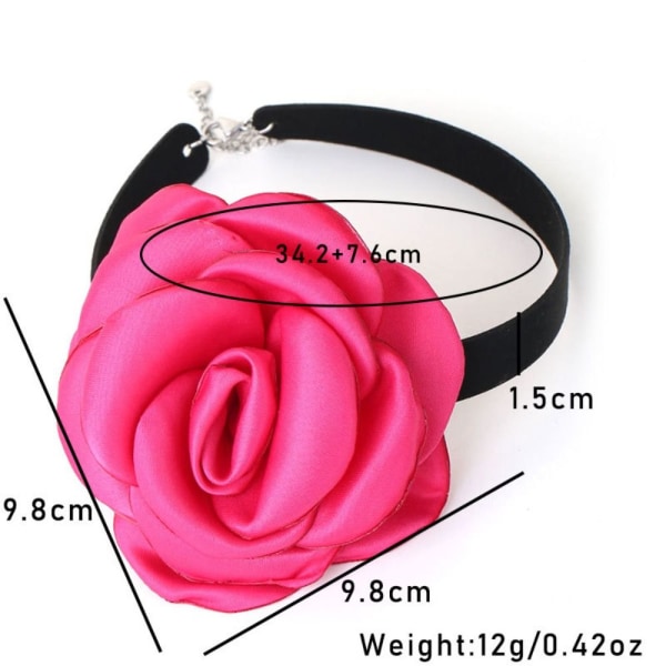 Flower Choker Choker Halsband 6 6 6