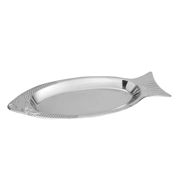 Höyrytetty kalalautanen grillilautanen SILVER-35CM SILVER-35CM Silver-35cm