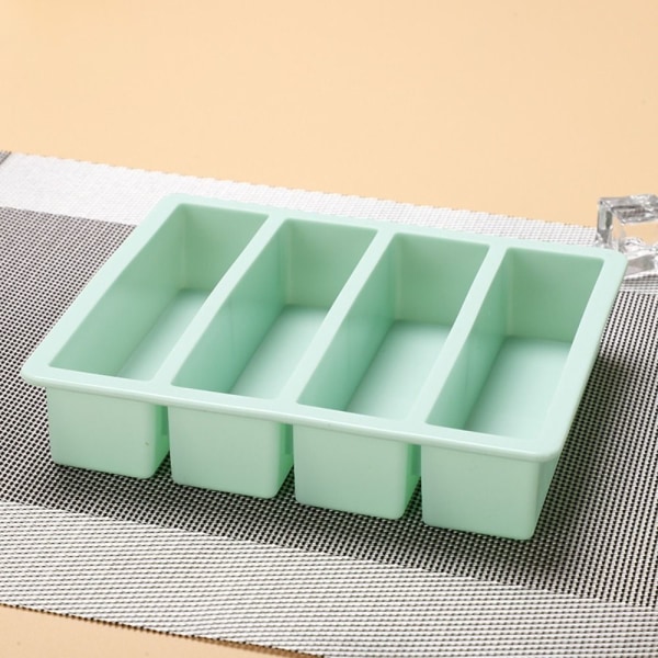 Cocktailit Popsicle Fruit Popsicle Mold VIHREÄ ILMAN KANTTA Green Without Lid-Without Lid