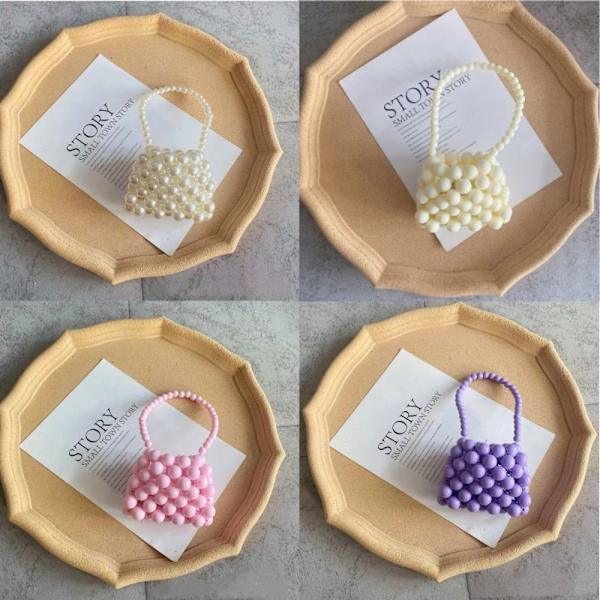Mini Handväskor Myntpåse PEARL pearl