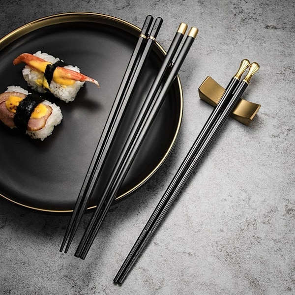 Alloy Chopsticks Japanilaisen keittiön syömäpuikot RED Red