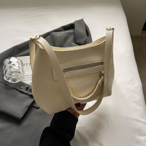 Axelväska Underarmsväska BEIGE Beige