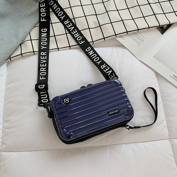Square Box Bag Axelväska MÖRKBLÅ MÖRKBLÅ DARK BLUE