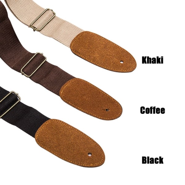 Gitarstropp Bomull Gitarstropper KHAKI Khaki