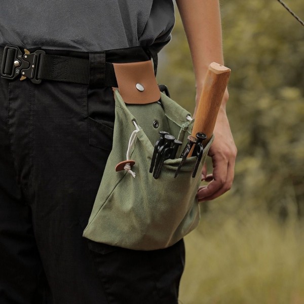 Bushcraft taske foderpose KHAKI Khaki