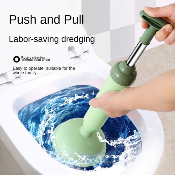 Toiletrør Plunger Pipeline Dredge BLÅ Blue