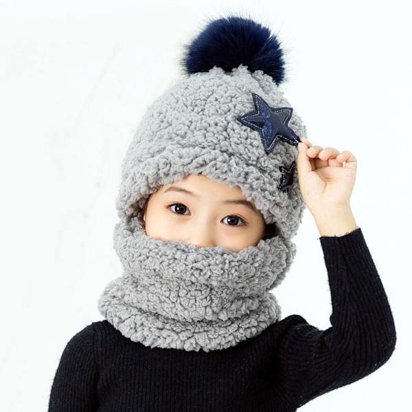 Coral Velvet Cap Kids Caps BLÅ blue