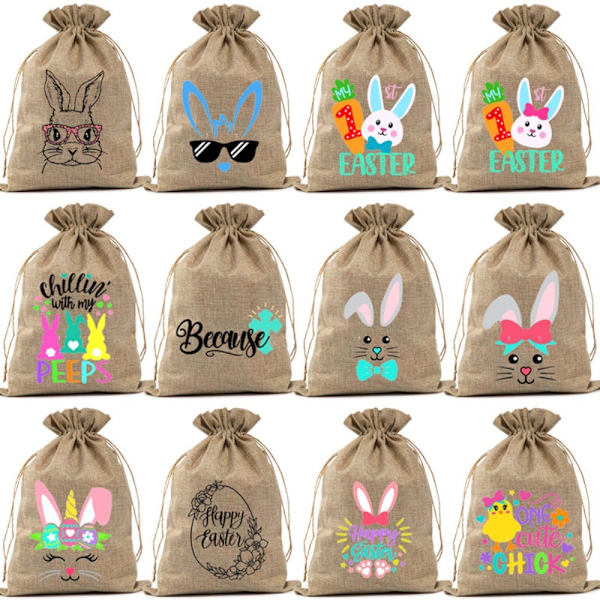 Pellava kiristysnyörilaukkujen nippu tasku 15X20CMD D 15x20cmD