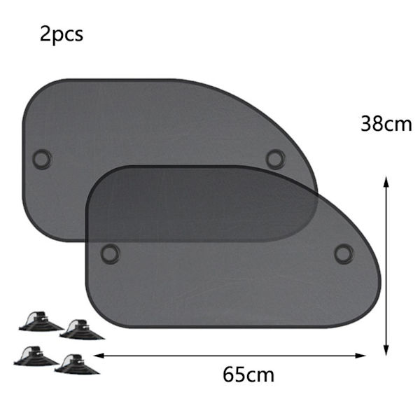 2 st Bil solskydd solskydd cover mesh visir