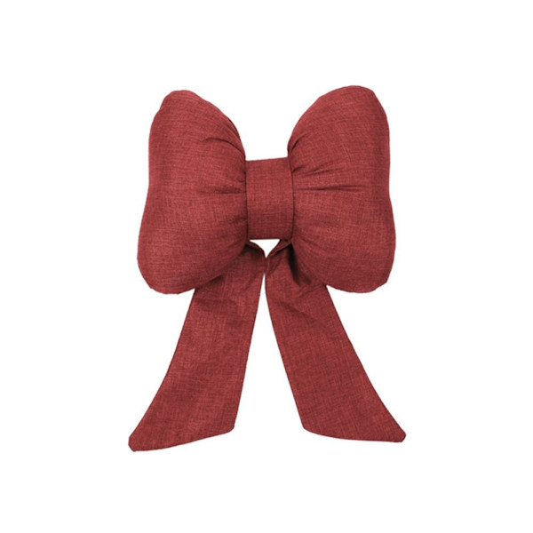 Auton niskatuen tyyny Bowknot kaulatyyny PUNAINEN NISKAN TYYNY red Headrest Pillow-Headrest Pillow