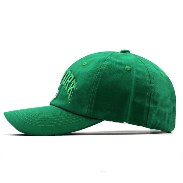 Brev Broderi Baseball Kasketter Snapback Hatte GRØN green