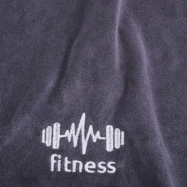 Hurtigttørrende håndklæde Gym Fitness håndklæde SORT black