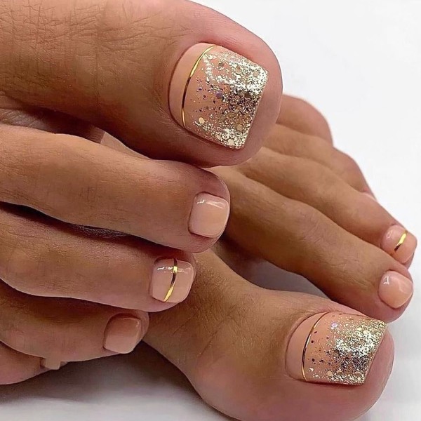 Fake Toenails Toe Nails Jalkakynnet JP3215