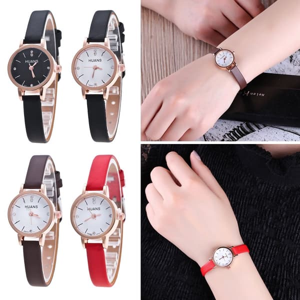 Dameur Quartz Armbåndsur RØD red