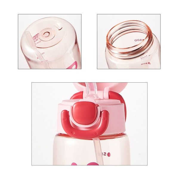 Vattenflaskor Sippy Cup ROSA 600ML pink 600ml