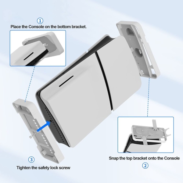 Game Console Dock Game Horizontal Base WHITE white