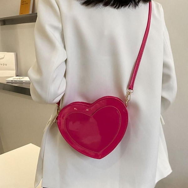 Hjärtväska Crossbody-väska ROSE RED Rose Red