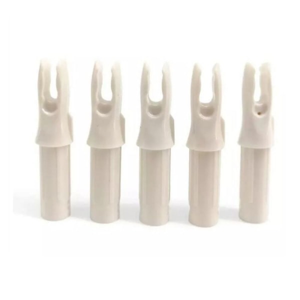 15 STK Arrow Tail Nock Arrow HVIT white