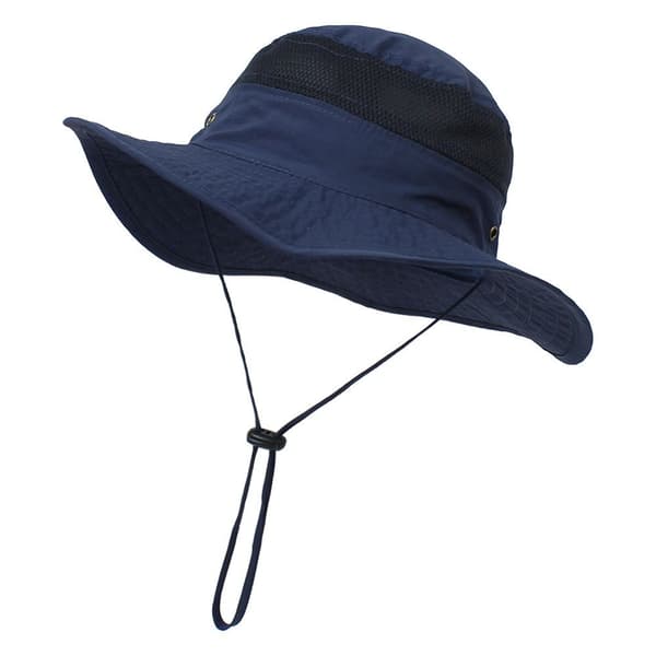 Børne bøllehat solhat MARINEBLÅ Navy blue