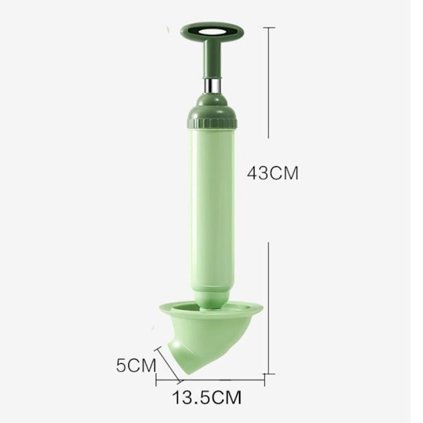 WC:n mäntä WC:n lukituksenpoistokuva #2 VIHREÄ #2 Green