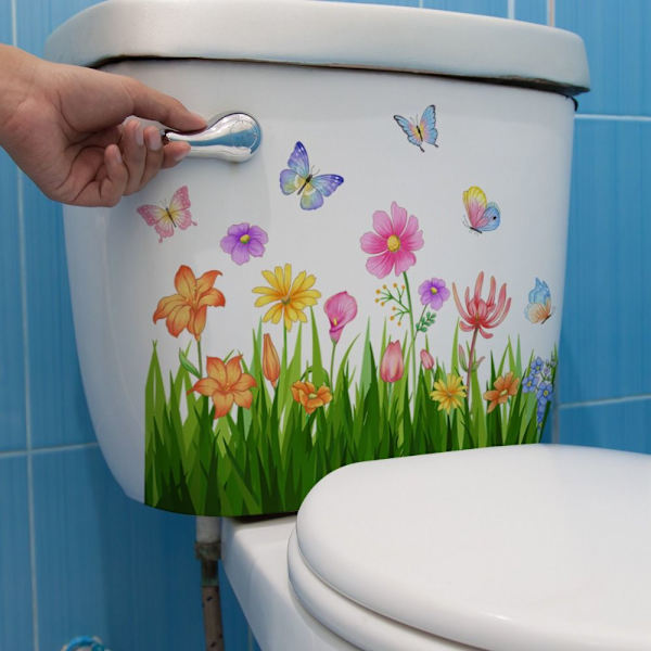 Kukkaiset wc-tarrat Upeat kukkatarrat 7 7 7