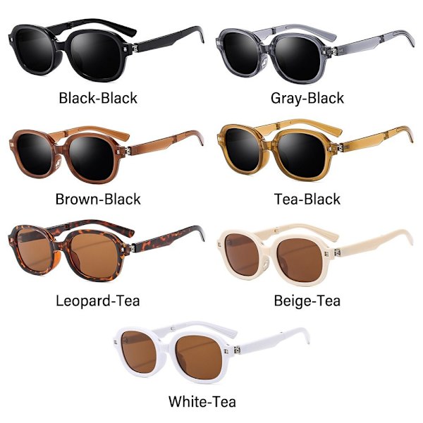 Foldbare solbriller Damesolbriller LEOPARD-TE LEOPARD-TEA Leopard-Tea