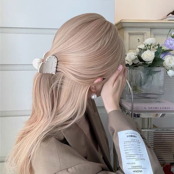 Hårklyper Hestehale Barrettes ROSA PINK