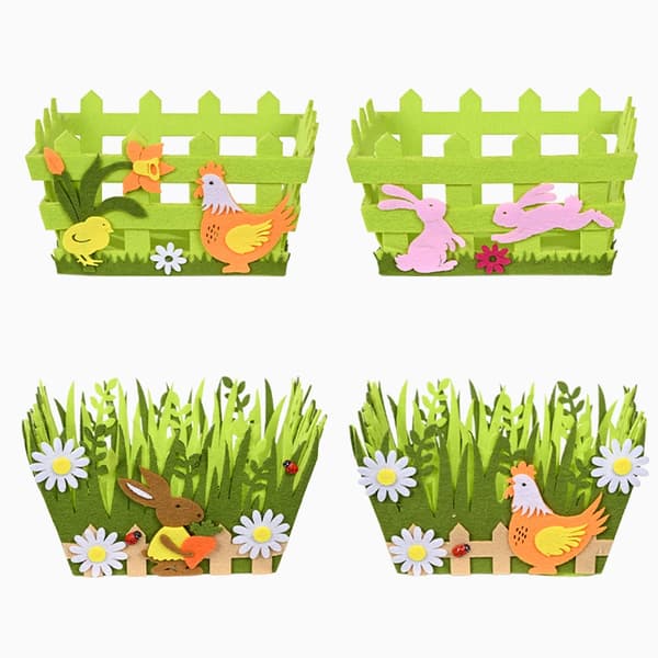 Påskkorg Färgade Ägg Hink C C C
