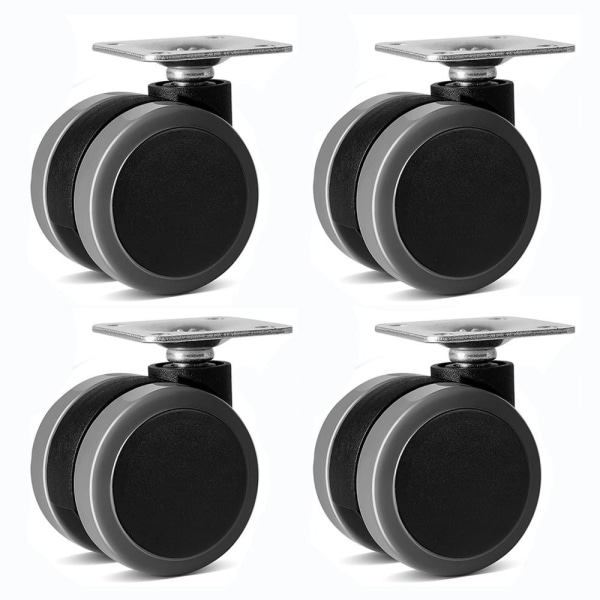 4 stk 1,5" vogn Hjul Møbel Hjul Hjul Svingplate
