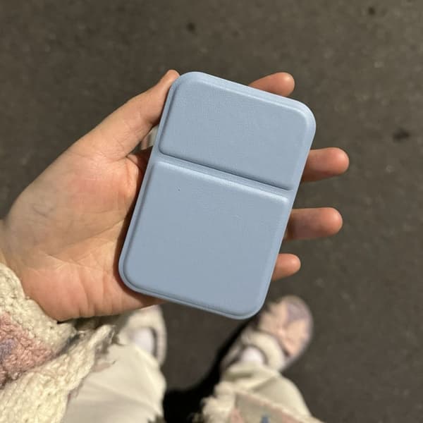 Skrivbords- och handspegel för smink, BLÅ blue