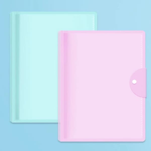 Dokumentmappe Dokumentoppbevaring BLÅ 30 SIDER blue 30 Pages-30 Pages