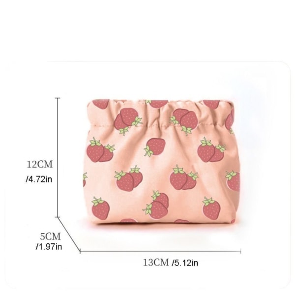 Kosmetisk veske Makeup Bag STRAWBERRY STRAWBERRY Strawberry