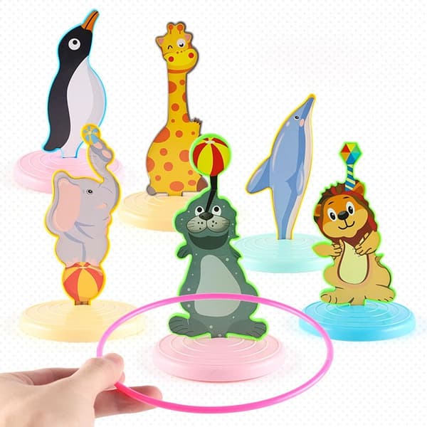 Ringkast Spill Kaste Bøyle Leker ELEFANT & GIRAF Elephant & Giraffe